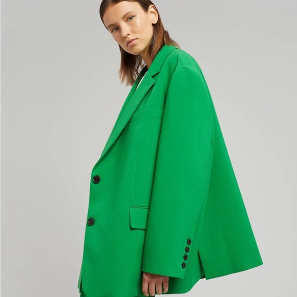 Frankie shop suite NWT oversized jacket and straight leg pants - Picture 3 of 16